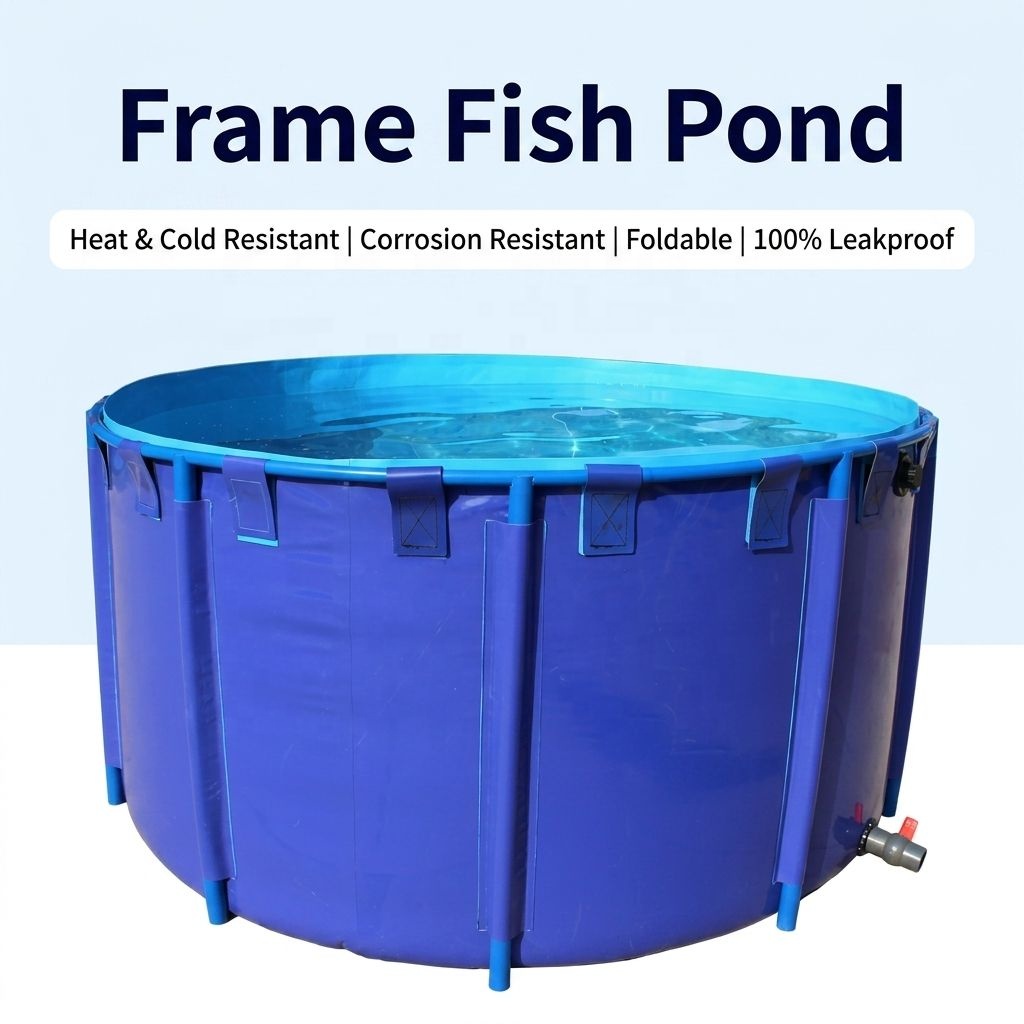 Farm Pond Liner - Durable PVC Fish Farming Pond, Thickened