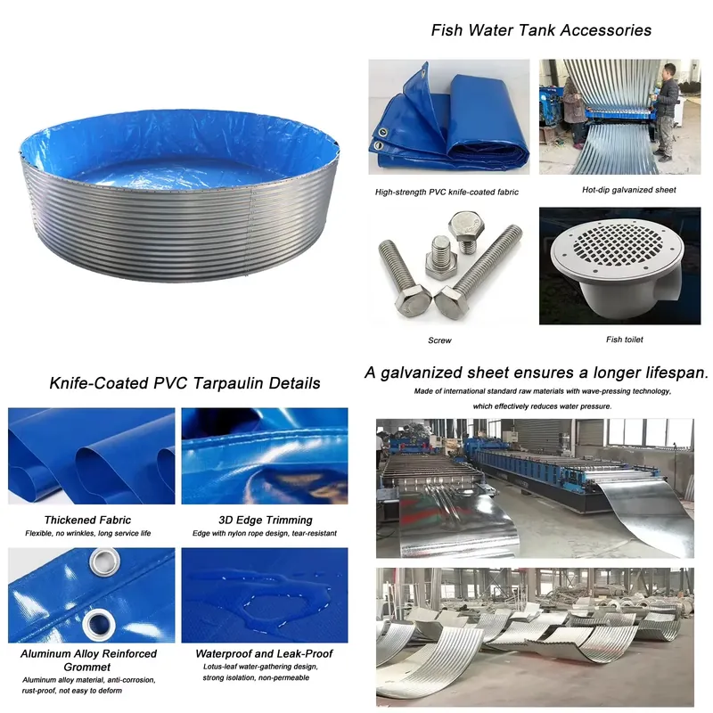 for Galvanized Tarpaulin for S - đánh giá và giá Farm Pond Liner