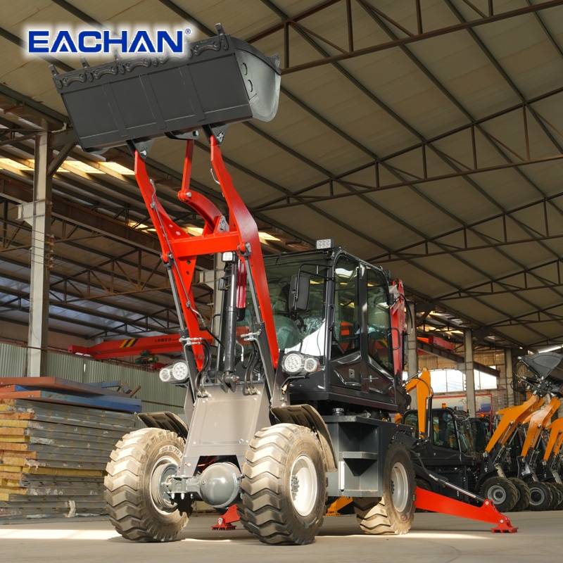 4WD Hydraulic Wheel Backhoe Lo - đánh giá và giá Agriculture Farming Work