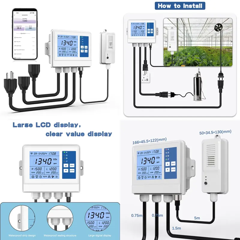 Smart Climate Controller Wifi  - đánh giá và giá Farming Agriculture & Cooking